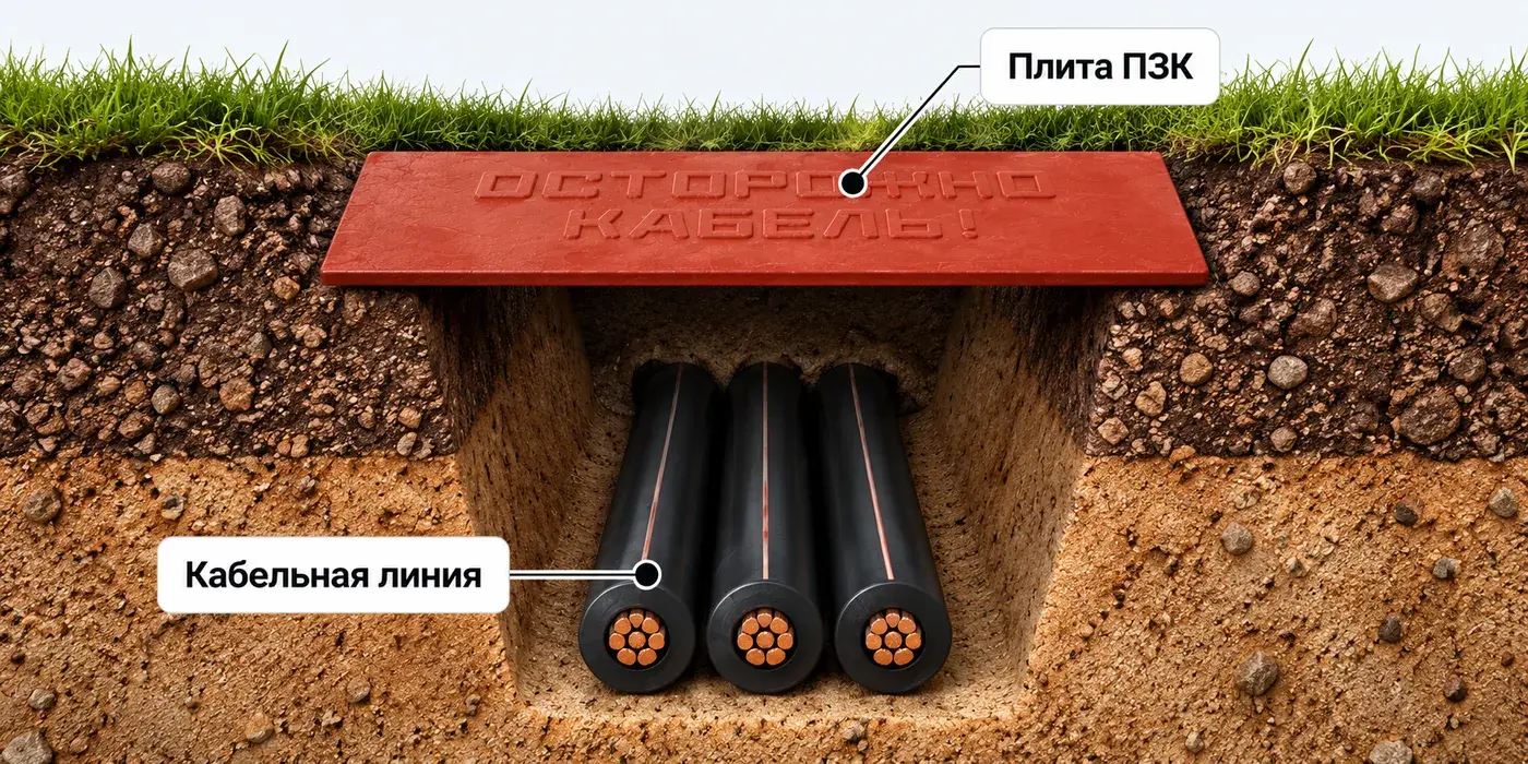 Схема укладки плиты ПЗК