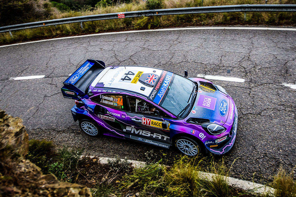 Гас Гринсмит и Йонас Андерссон, Ford Puma Rally1 (1 WRT), ралли Каталония 2022