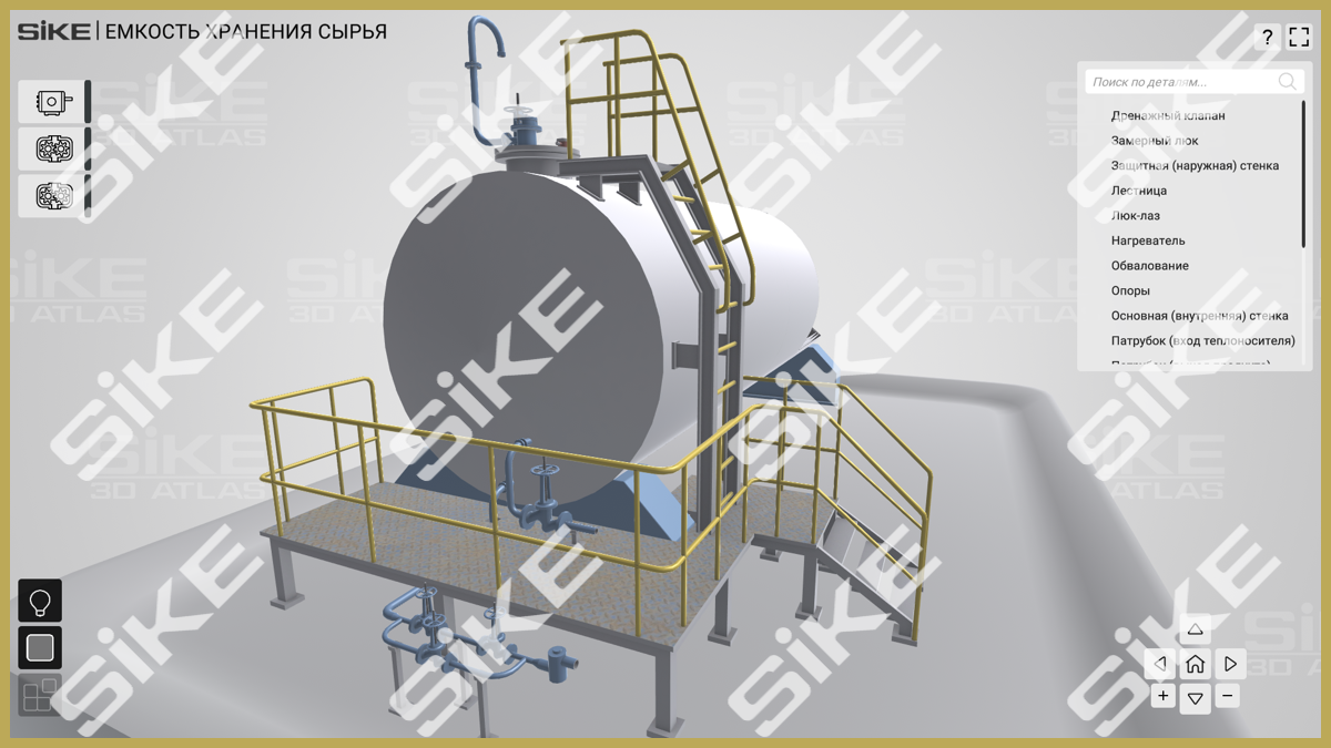 Устройство оборудования химической промышленности — SIKE Интерактивный  тренажер (3D Атлас 2.0) для изучения оборудования
