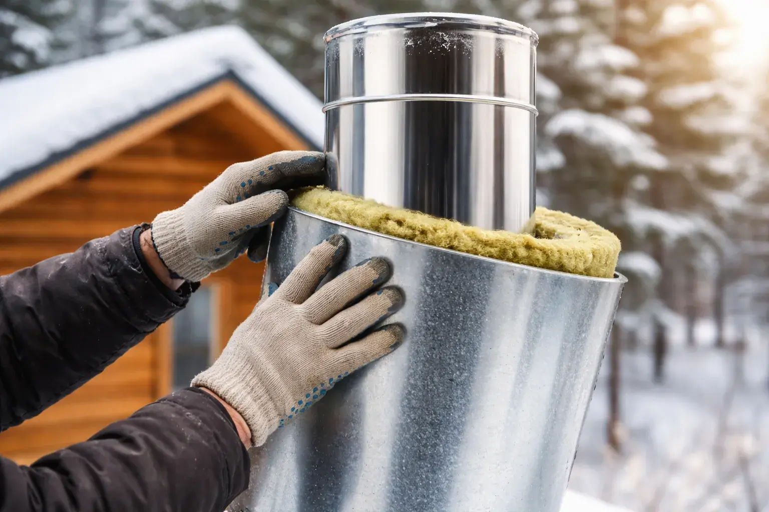 Чем утеплить трубу дымохода