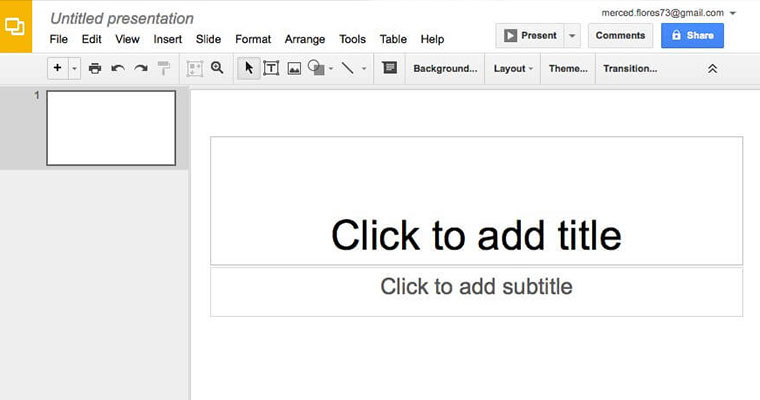 Google Slides слайдс