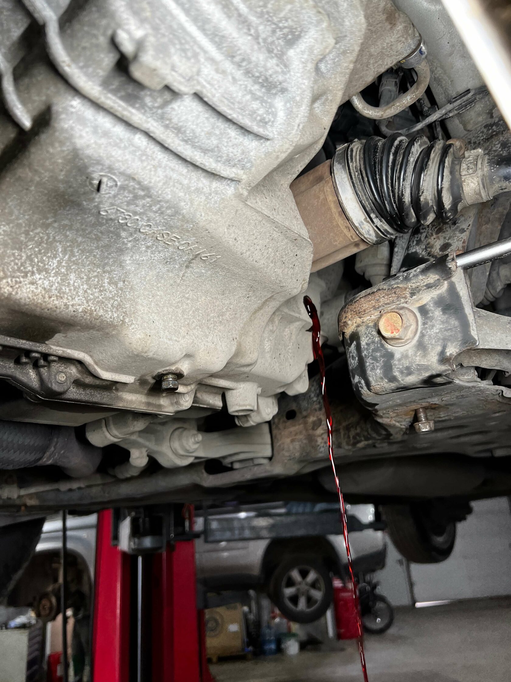 Выставление уровня масла Chevrolet Aveo