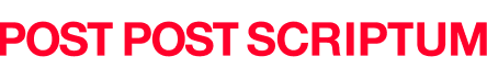 Логотип POST POST SCRIPTUM