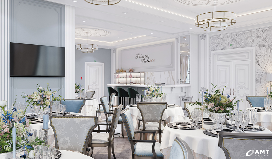 Малый банкетный зал дома торжеств Prince Palace
