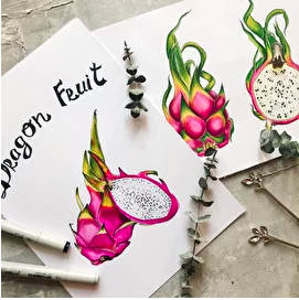 иллюстрация маркерами в Fantasy Room