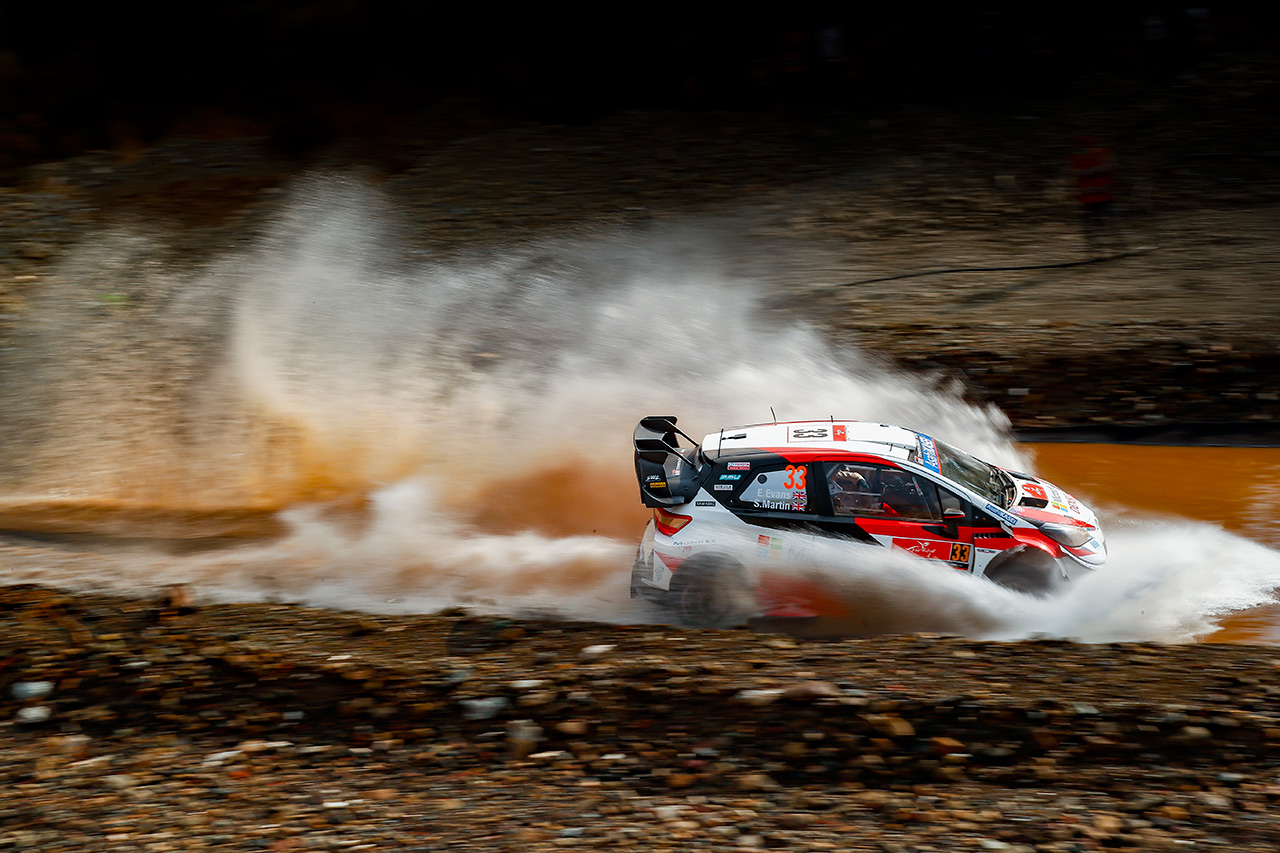 Элфин Эванс и Скотт Мартин, Toyota Yaris WRC, ралли Турция 2020