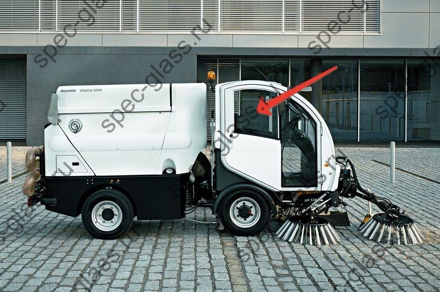 стекло правое bucher citycat 2020 malinari