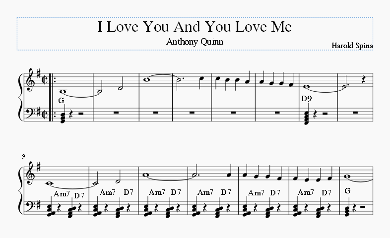 I Love You And You Love Me