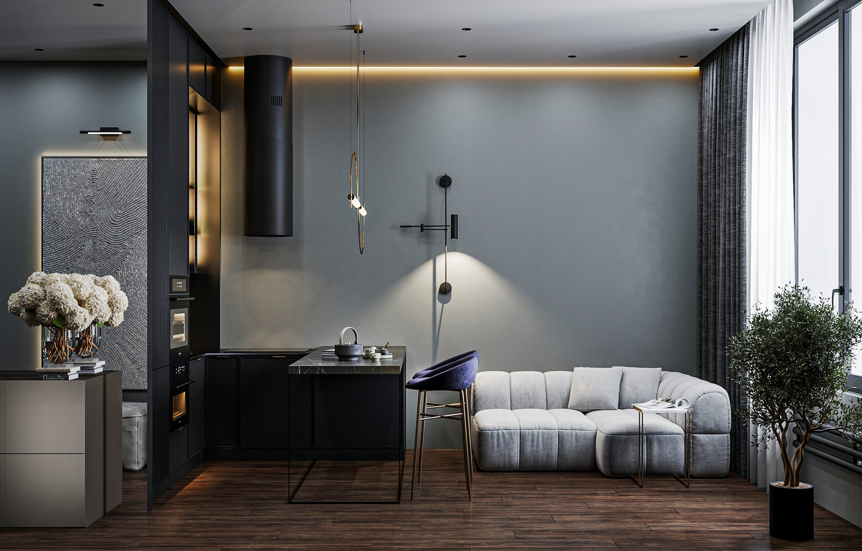 ЖК "River Park", г. Москва - Портфолио студии дизайна Polyakovadesign