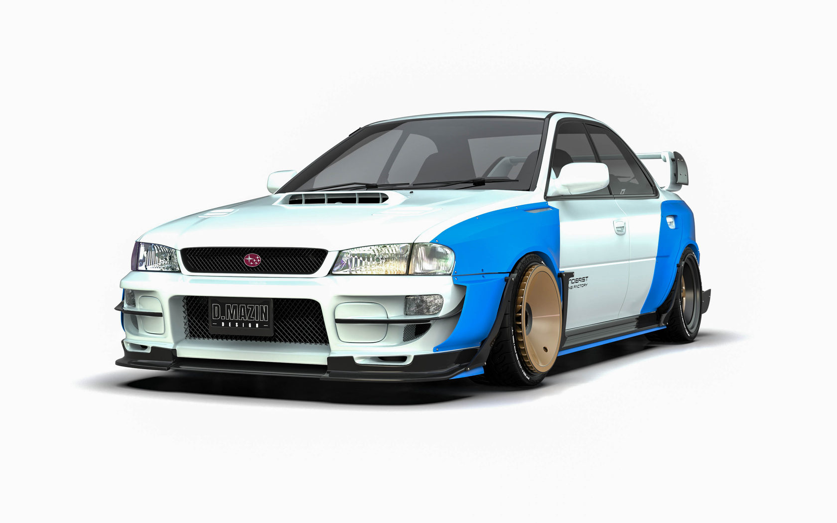FENDERIST SPEC S Fender Flares Set / WIDE BODY KIT SUBARU IMPREZA 97-00