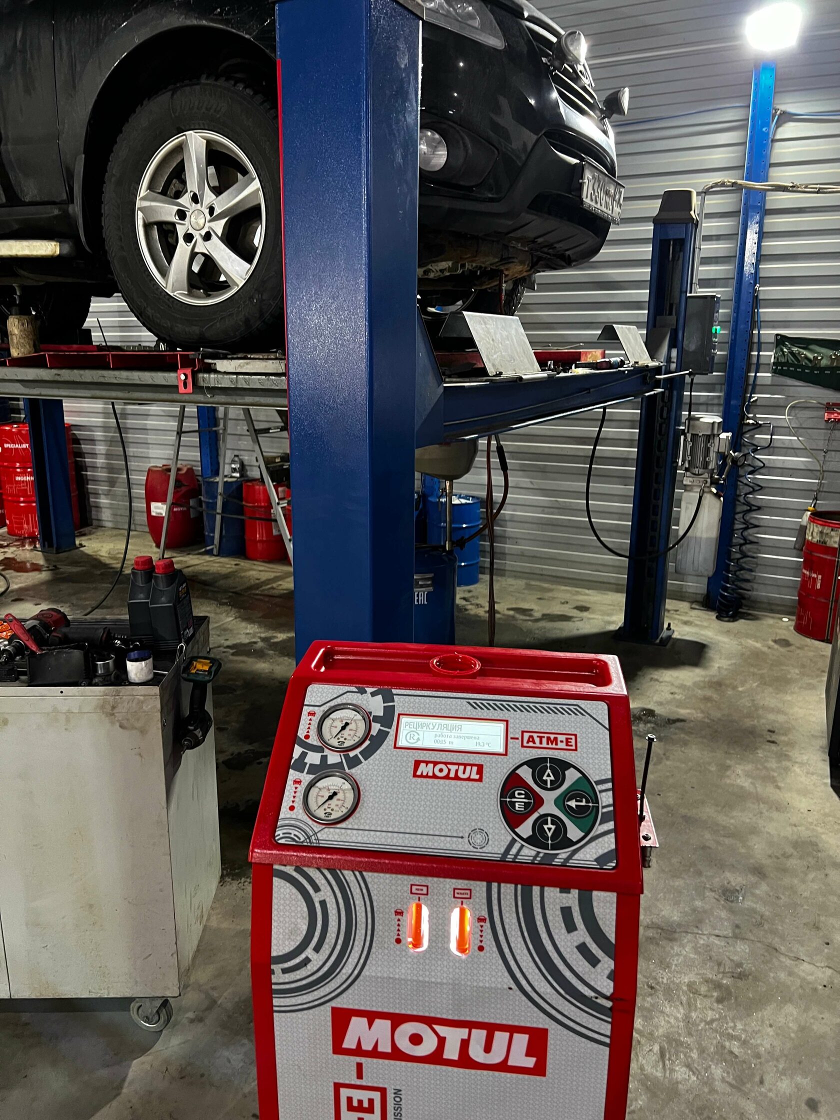 Результат обслуживания АКПП в Motul Team