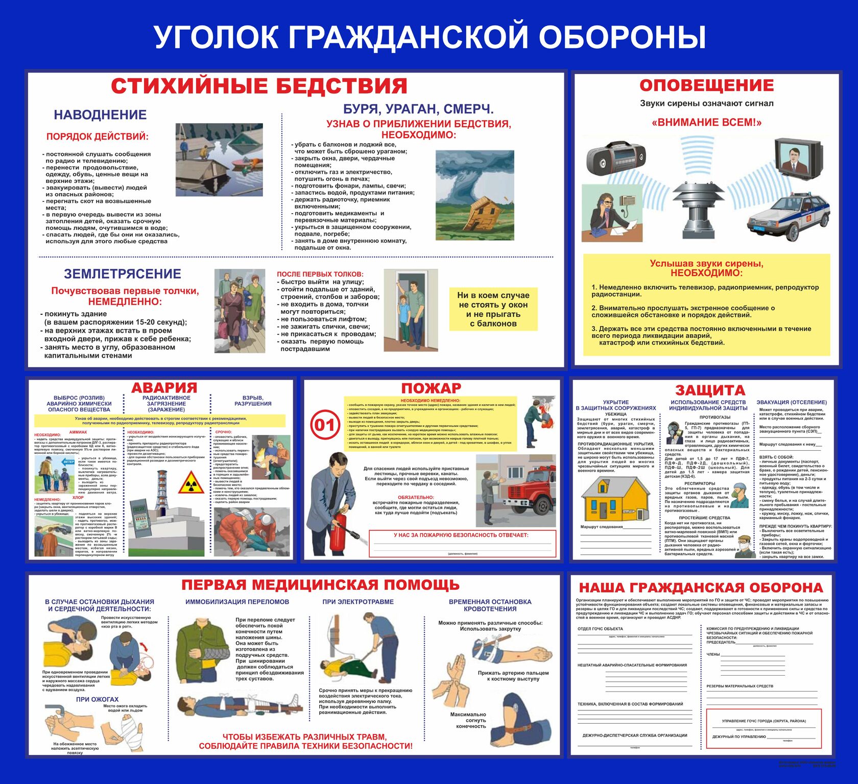 Стенды охрана труда