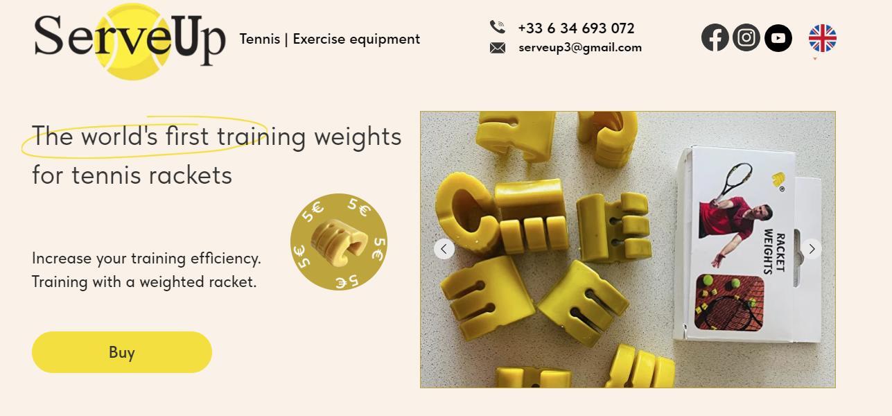 Weighted Racket Tennis - training with a weighted racket