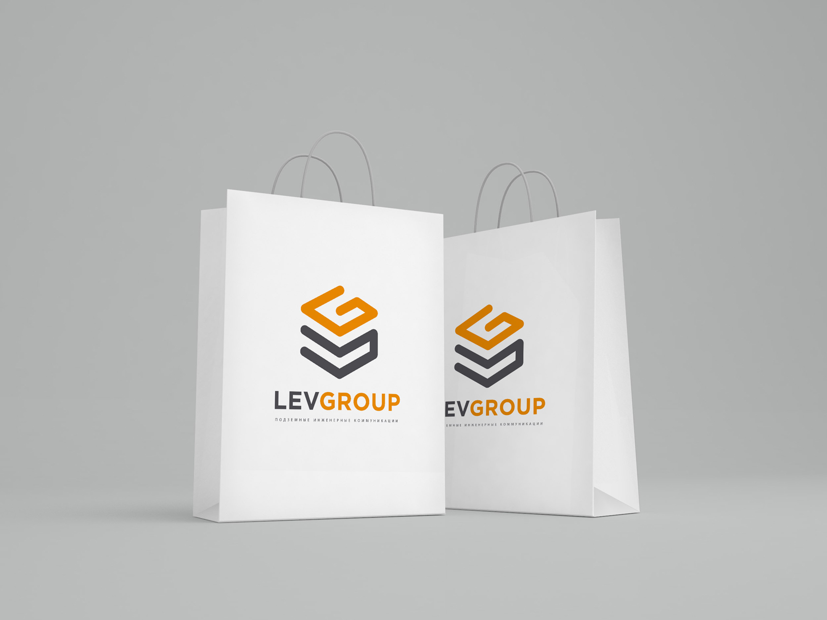 Разработка логотипа для строительной компании Lev Group