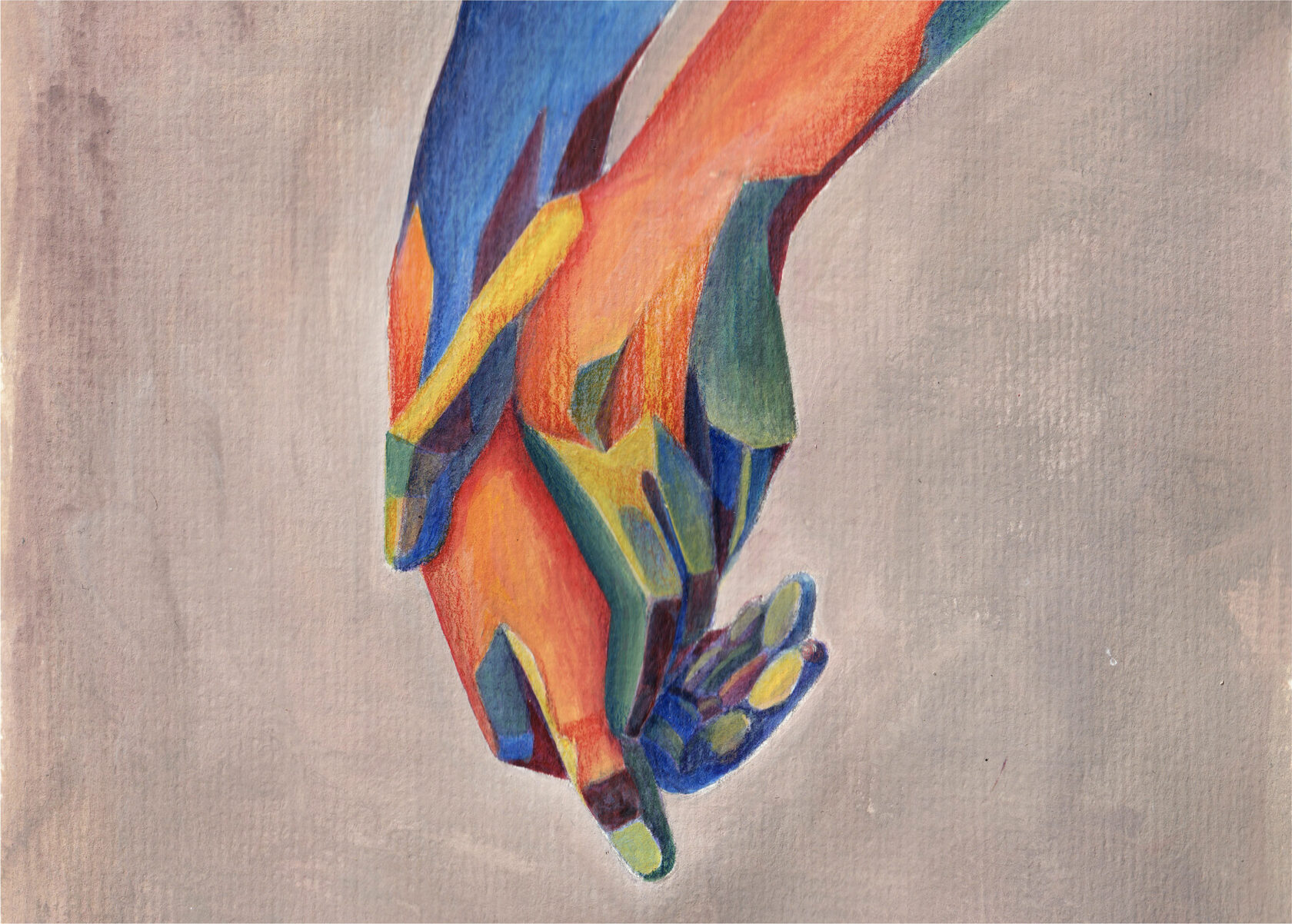 картина гуашью