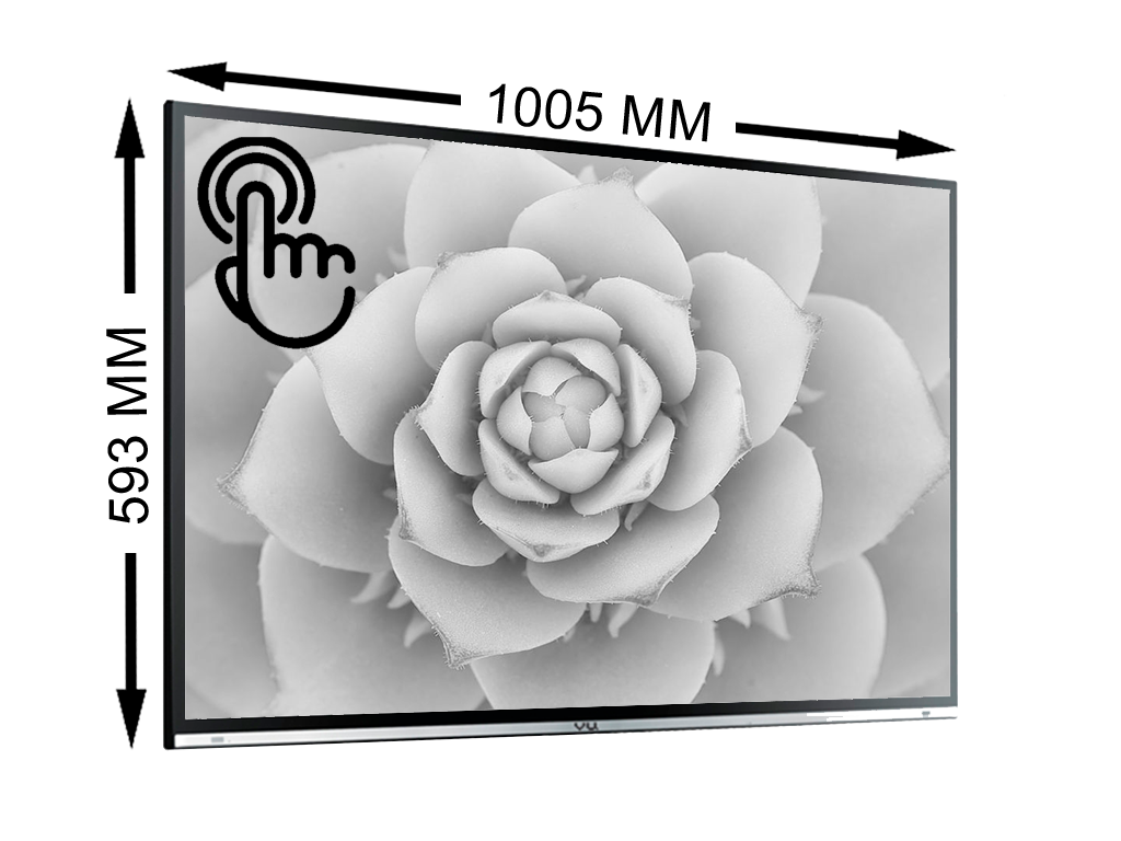 Тачскрин 43" 4К ( белый ) 