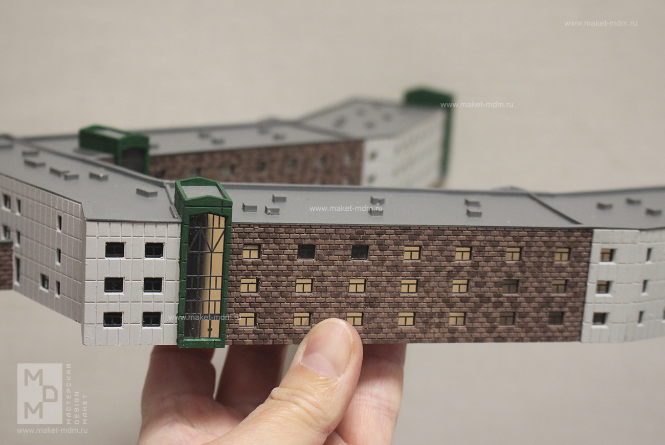 макет школы