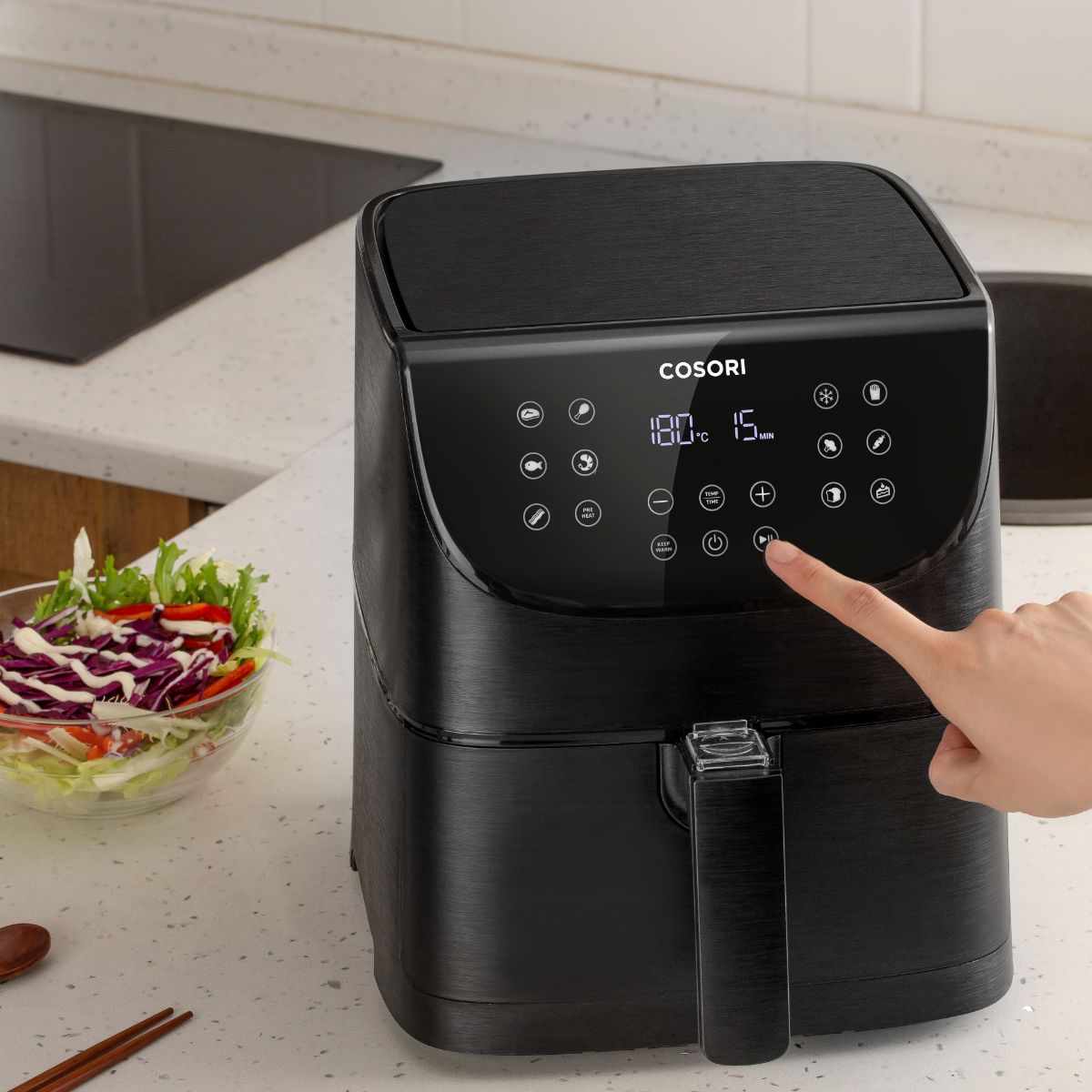 Аэрогриль Cosori Air Fryer CP158-AF 5,5л Black — купить с бесплатной ...