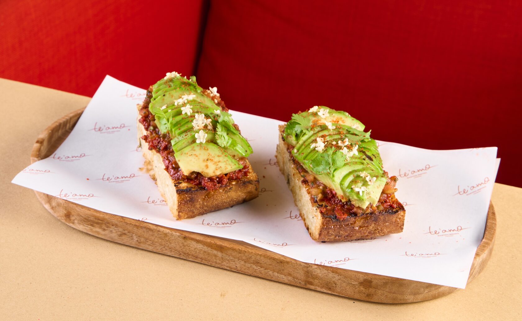 Grilled Avocado Focaccia Toast