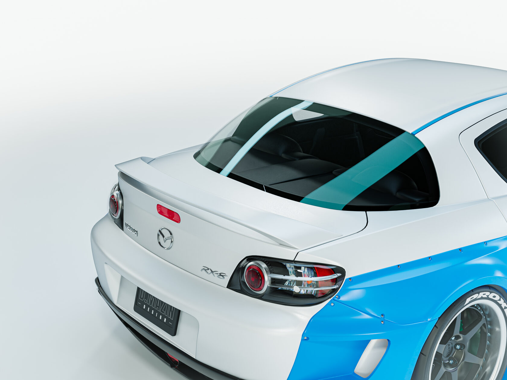 FENDERIST SPEC S 50mm fender flares kit / WIDE BODY KIT Mazda RX8 2003