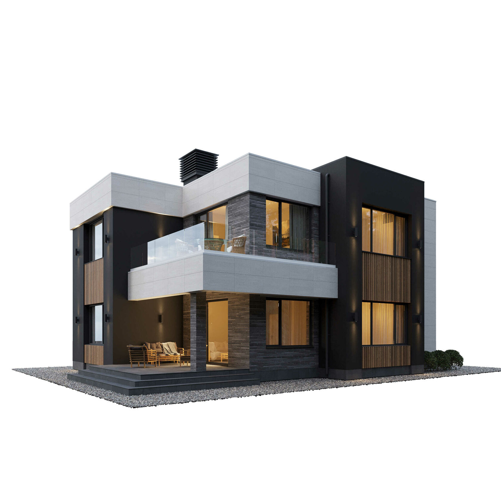 Разработанный проект "Репино парк 2" | Проект двухэтажного дома из ...