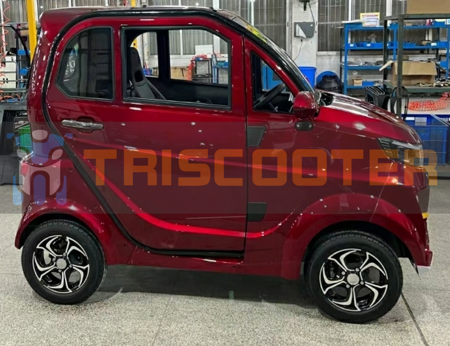 Квадроцикл электромобиль citycar Triscooter Django el ev