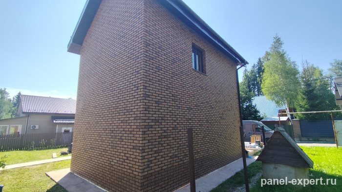 Дом из газоблока во Внукове, Москва, в термопанелях Аларкон