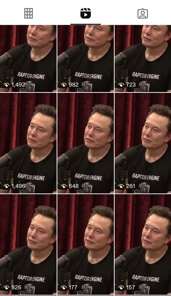 Social media algorithms: a reel got stuck on auto-post for a few weeks. 