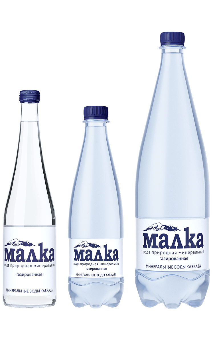 Минеральная Вода «Малка» газированная