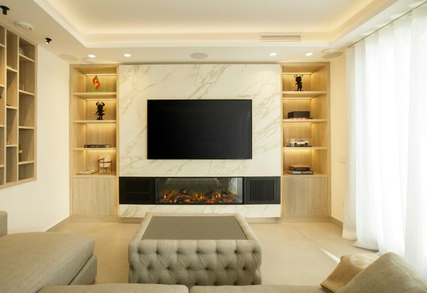 silestone для облицовки камина