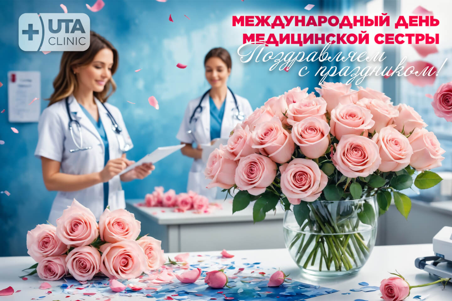 Юта-клиник медцентр тюмень медсправки справки медосмотры профосмотры день медицинской сестры