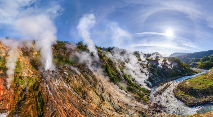 долина гейзеров