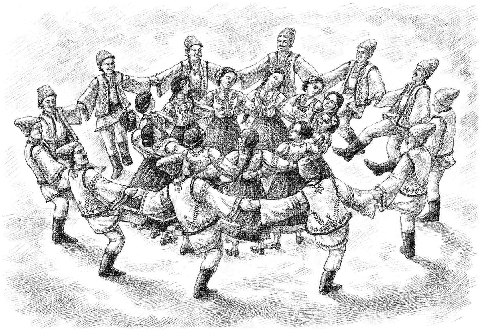 Молдовеняска молдавский народный танец