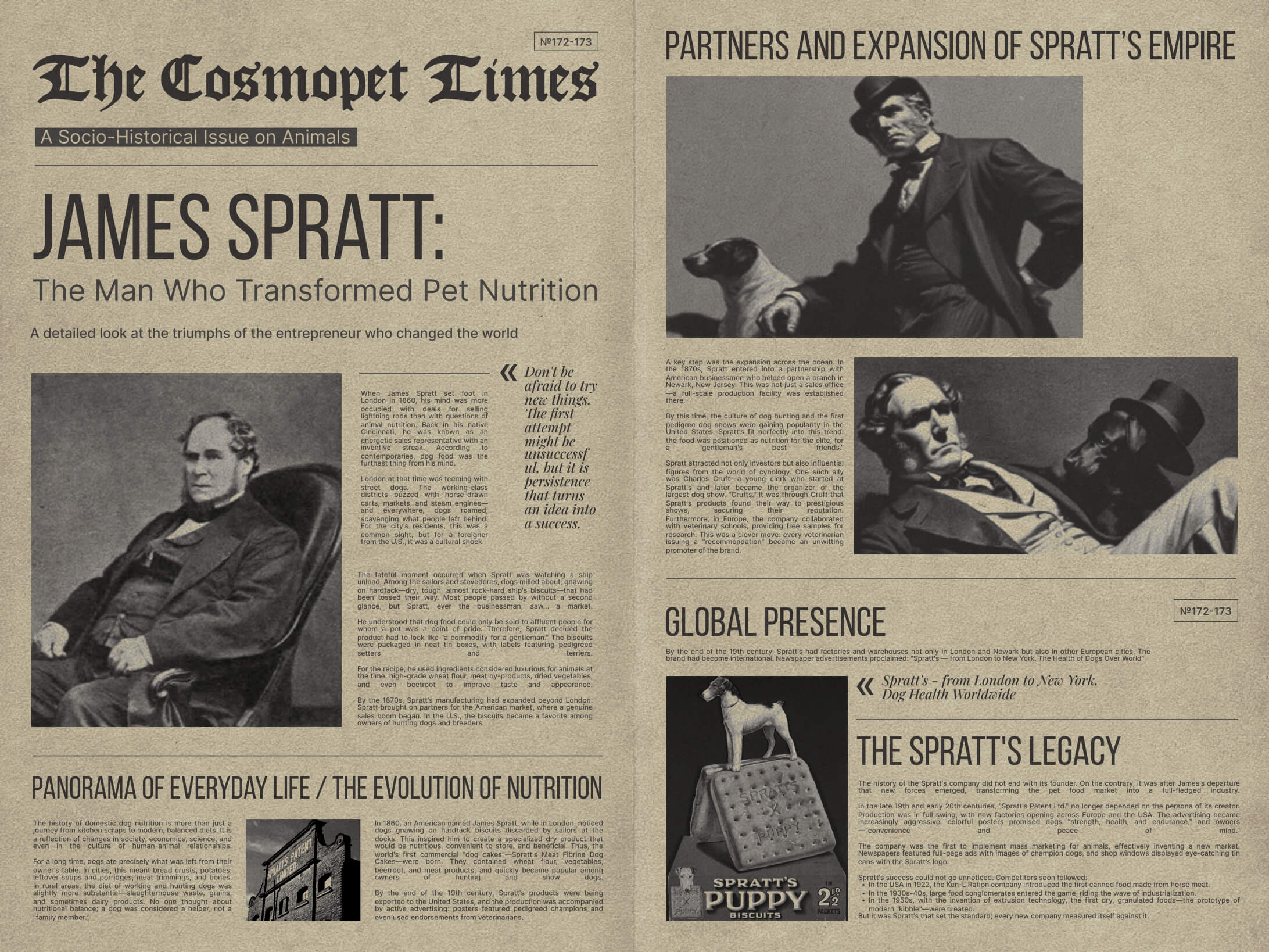 Джеймс Спратт основатель компании Spratt’s