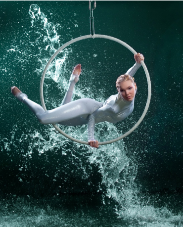 воздушная гимнастка, кольцо