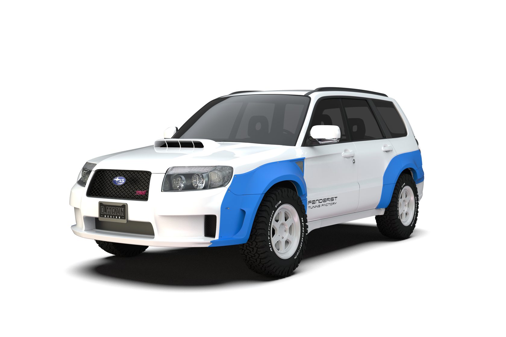 Fender Flares Set / Wide Body Kit SUBARU FORESTER SG9 STI 05-07 ACTIVE VACATION