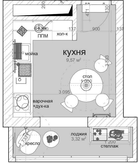дизайн кухни симферополь