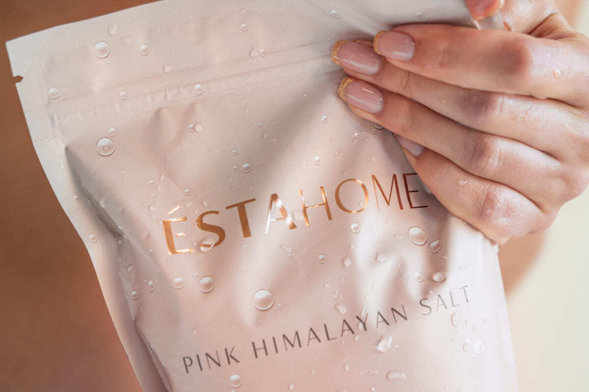 Брендинг косметического бренда Estahome: логотип, упаковка, оформление соцсетей