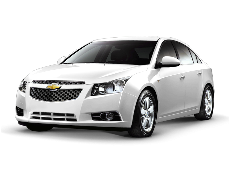 Машина Chevrolet Cruze белая