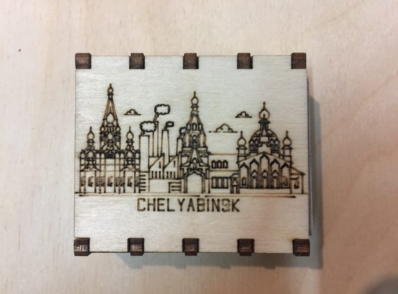 Спички сувенирные на магните города России - Воронеж
