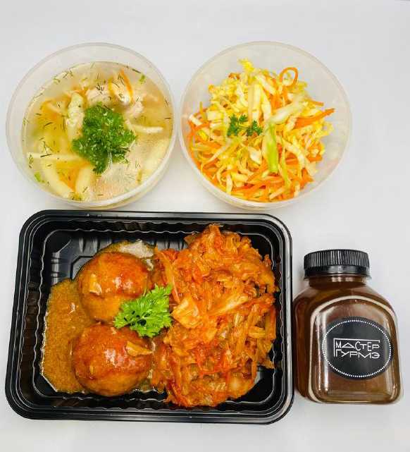 Сытные обеды для строителей