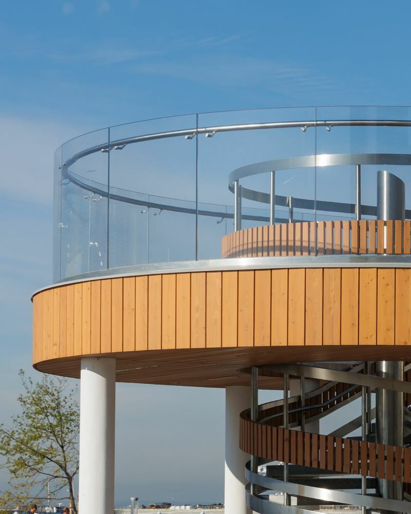 Ограждения из стекла спб фото