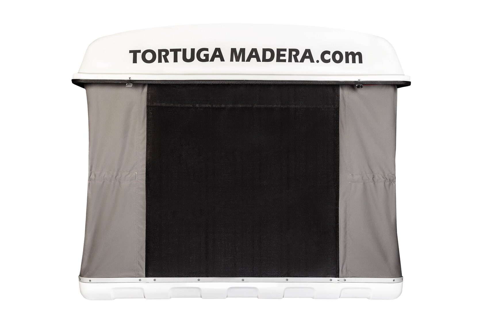 tienda de techo abierta con logo Tortuga Madera