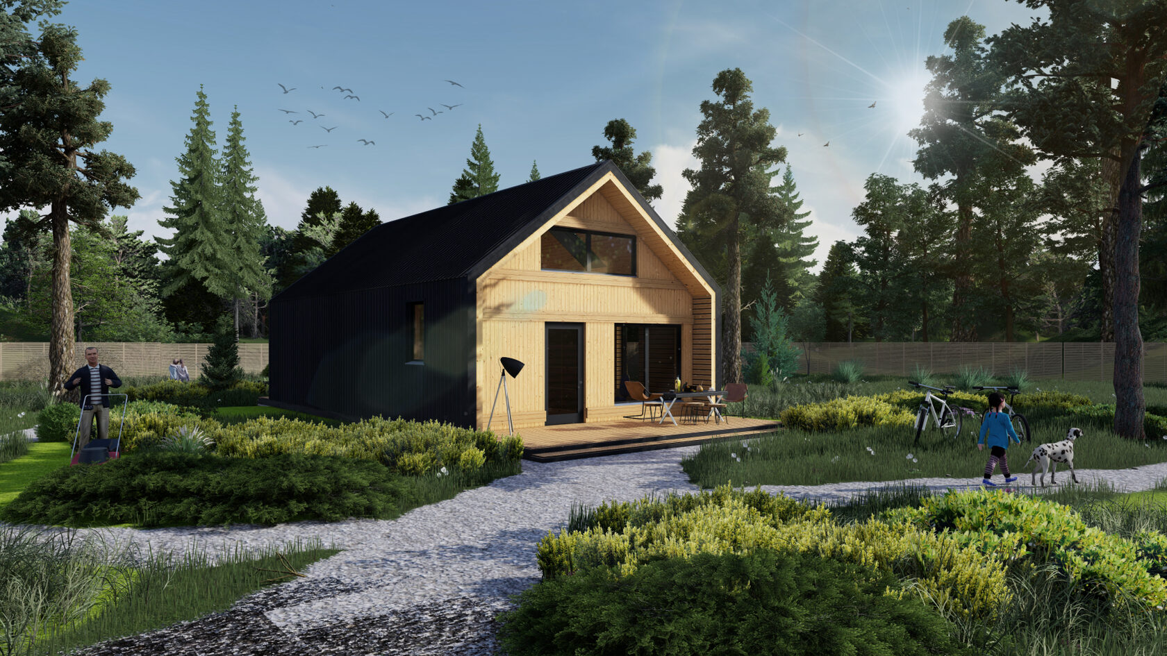 Каркасный дом