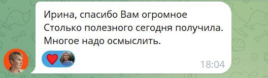 Сообщение Елены Зиновьевой о работе над проектом