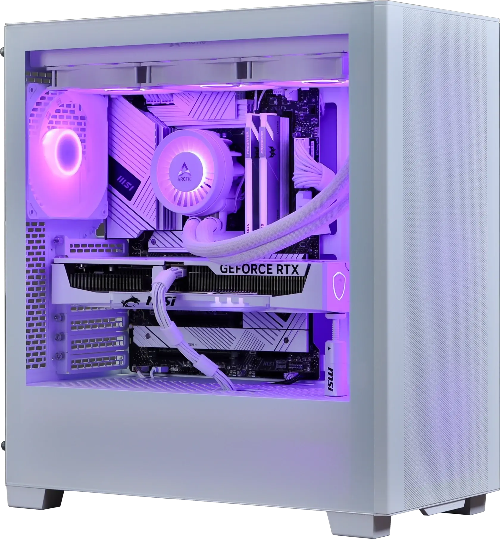 Игровой ПК PULSAR 1 WHITE — INTEL CORE ULTRA 7 270K PLUS, RTX 5070 Ti