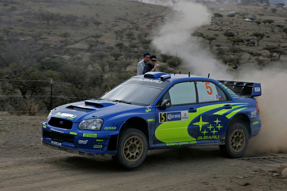 Петтер Сольберг и Фил Миллз, Subaru Impreza S11 WRC '05 (AC54 WRC), ралли Мексика 2005