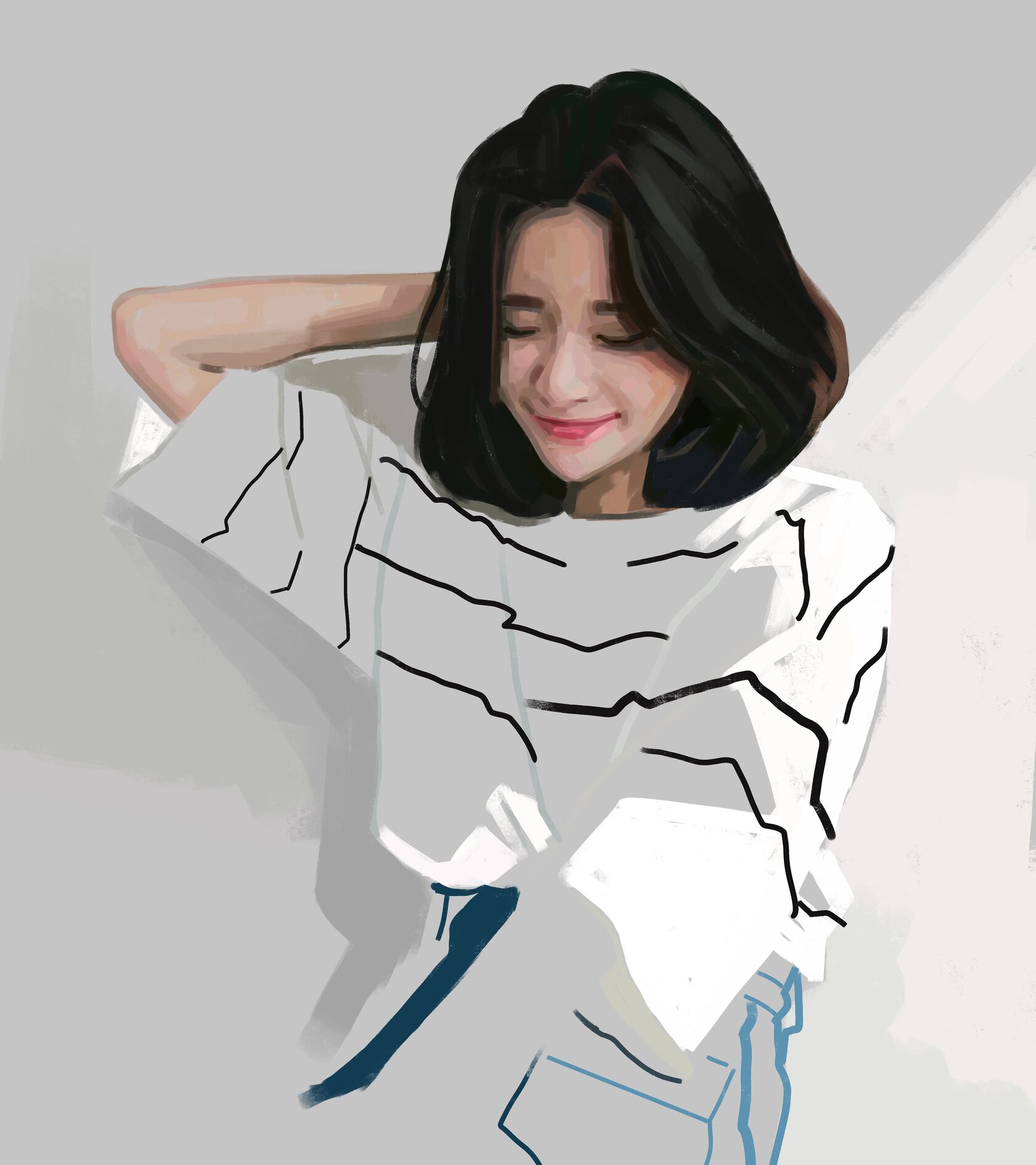 Дижитал-скетчи на графическом планшете