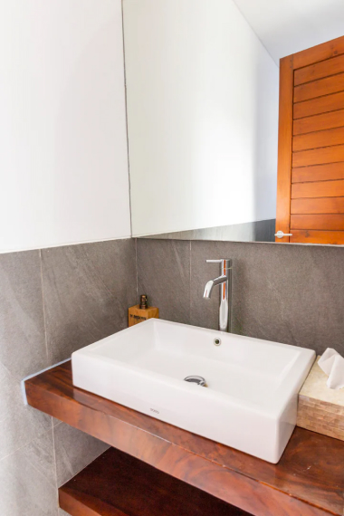 jendela house toilet with sink