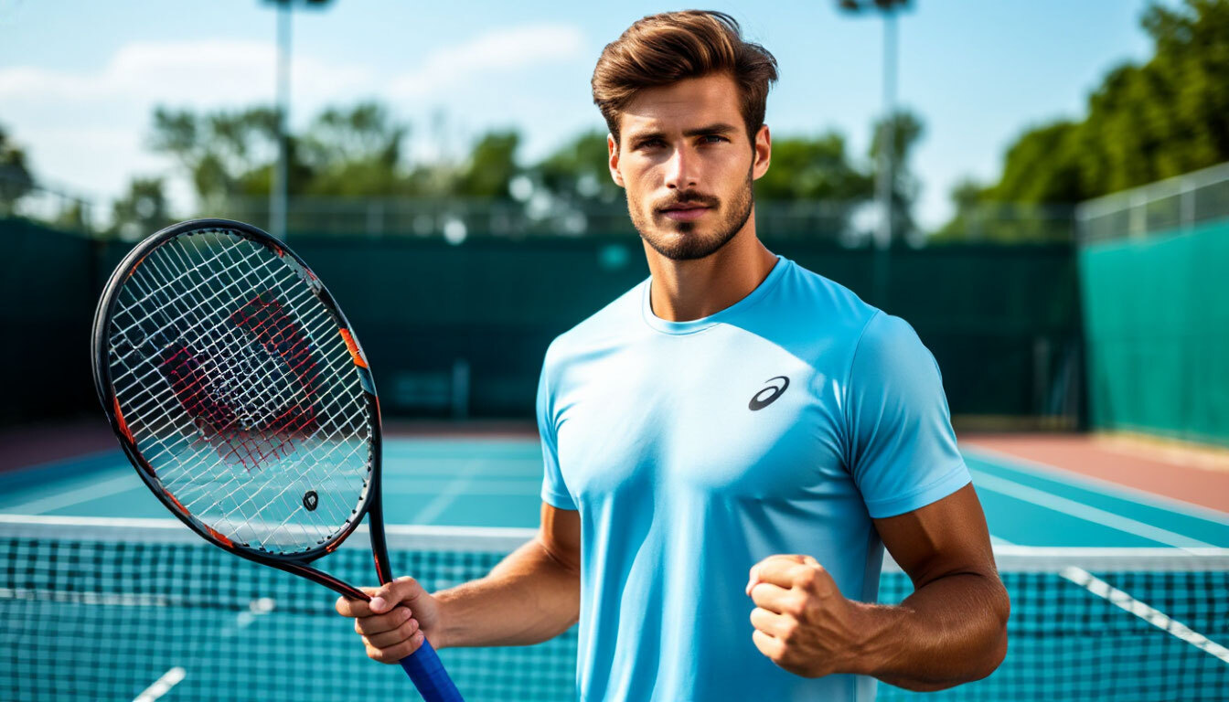 Техника подачи в большом теннисе